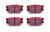EBC Brakes USA Inc DP31793C Brake Pads RedStuff Rear Toyota