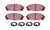 EBC Brakes USA Inc DP31837C Brake Pads RedStuff Front Toyota / Lexus