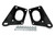 KRC Power Steering KRC 79000000 Motor Mount, Bolt-On, Steel, Black Powdercoated, Small Block Chevy Chassis to CT525, GM LS-Series, Pair