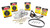 KRC Power Steering KIT 16322600 Pulley Kit, Pro-Series, 6-Rib Serpentine, Bellhousing Mount, Aluminum, Black Anodized, Small Block Chevy, Kit