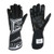 Simpson Safety MGMK Driving Gloves, Magnata, SFI 3.5/5, Double Layer, Nomex / Mesh, Elastic Cuff, Black / Gray, Medium, Pair