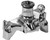 Tuff-Stuff 1511NB Water Pump, Mechanical, Platinum Series, High Volume, Long Design, Aluminum, Polished, Small Block Chevy, Each