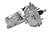 Tuff-Stuff 2135NA Master Cylinder and Booster, 1.063 in. Bore, Dual Integral Reservoir, 8 in. OD, Dual Diaphragm, Steel, Chrome, Mopar A-Body / B-Body / E-Body 1964-74, Kit