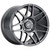Forgestar Wheels F17388022P15 F14 Drag Wheel, 18 x 8 in. 5.125 in. Backspace, 5 x 120 mm Bolt Pattern, Aluminum, Gray Powder Coat, Each
