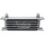 Northern Radiator Z18056 Fluid Coolers, 9.75 x 3.375 x 2 in, 10 AN Male Inlet / Outlet, Stack Plate, Aluminum, Natural, Universal, Each