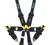 NRG Innovation SBH-HRS6PCBK Harness, 5 point, Camlock, FIA Approved, Clip-In, 3 in. Straps, Pull Down Adjust, Individual Harness, Black, Kit