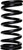 Landrum Springs F800 Coil Spring, Conventional, 5.5 in. OD, 12 in. Length, 800 lbs/in. Spring Rate, Front, Steel, Black Paint, Each
