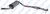 Dynomax 55207 Muffler, Quiet-Flow, 2-3/16 Offset Inlet, 2-7/16 Offset Outlet, 7 x 7 in. Oval Body, 64 in. Long, Stainless, Natural, Mazda Miata 1996-97, Each