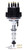 Pertronix Ignition D333710 Distributor, Flame-Thrower Plug N Play Billet, Magnetic Pickup, Mechanical Advance, HEI Style Terminal, Black, FE-Series, Each