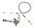 Diversified Machine SRC-2400BK Shifter Assembly, StratoShifter, 1 Lever, Cable / Hardware / Quick Disconnect, Aluminum, Black Anodized, Quick Change Rear Ends, Kit