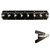 Hepfner Racing Products HRP6524S-20-BLK Shock Rack, Single Row, Wall Mount, 20 in. Long, 8 Shock Capacity, Aluminum, Black Powder Coat, Each