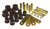 Prothane 6-1053-BL Spring Shackle Bushing, Shackles / Polyurethane Bushings / Hardware, Cadmium, Ford Mustang 1964-73, Kit