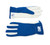 Omp Racing, Inc. IB0-0702-A01-041-L Rally Driving Gloves, ISO Certified, Single Layer, Fire Retardant Fabric, Blue, Large, Pair