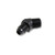 Earls AT982312ERL Fitting -12 AN to 3/4 in. NPT, 45 Degree, Aluminum, Black, Each