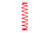 Eibach 1400.2530.0200 Coil Spring, XT Barrel, Coil-Over, 2.5 in. ID, 14 in. Length, 200 lbs/in. Spring Rate, Steel, Red Powder Coat, Each