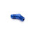 Fragola 482306 Fitting -06 AN to 1/4 in. NPT, 45 Degree, Aluminum, Blue-2