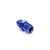 Fragola 481666 Fitting -06 AN to 3/8 in. NPT, Straight, Aluminum, Blue-2