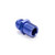 Fragola 481688 Fitting -08 AN to 1/2 in. NPT, Straight, Aluminum, Blue-2