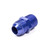 Fragola 481613 Fitting -12 AN to 1/2 in. NPT, Straight, Aluminum, Blue