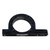 Wehrs Machine WM356 Ballast Bracket, Clamp-On, Aluminum, Black Anodized, 3 in. OD Tube, Each