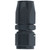 Fragola 100106-BL -06 AN to Hose End, Straight, Aluminum. Black Anodized, 3000 Pro Series