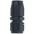 Fragola 100108-BL -08 AN to Hose End, Straight, Aluminum. Black Anodized, 3000 Pro Series