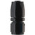 Fragola 220104-BL -04 AN to Hose End, Straight, Aluminum. Black Anodized, 2000 Pro Series
