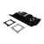 TSP 82007BK Small Block Chevy Carbureted Air Gap Intake Manifold, Vortec Heads, Black 2