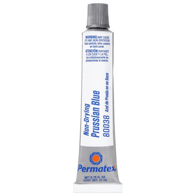 Permatex 80038 Sealant, Prussian Blue, Non-Drying, 0.75 oz Tube,