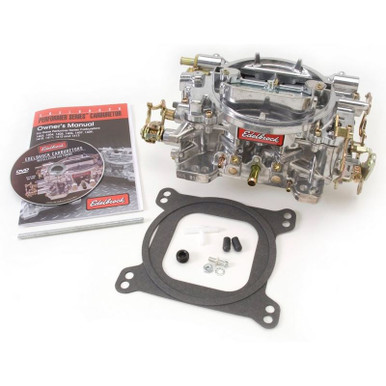 crips Edelbrock キャブレター クローム AVS2 500 CFM Carburetor #1901-CP, Electric Choke, Chrome Plasma