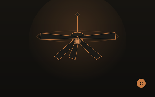 60" Large-Room Smart Ceiling Fan