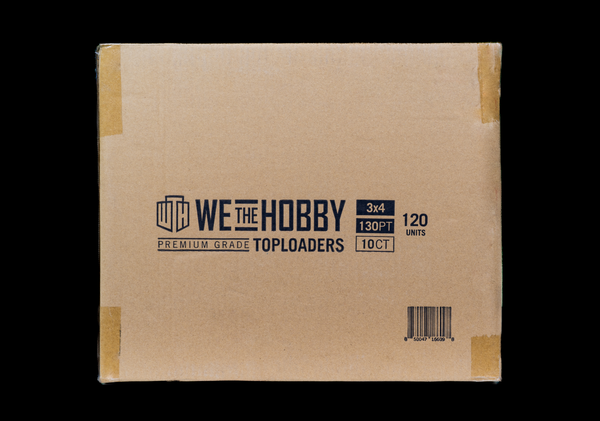 WeTheHobby Premium Grade 130pt Top Loaders 120-Pack Case