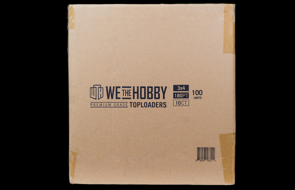 WeTheHobby Premium Grade 180pt Top Loaders 100-Pack Case