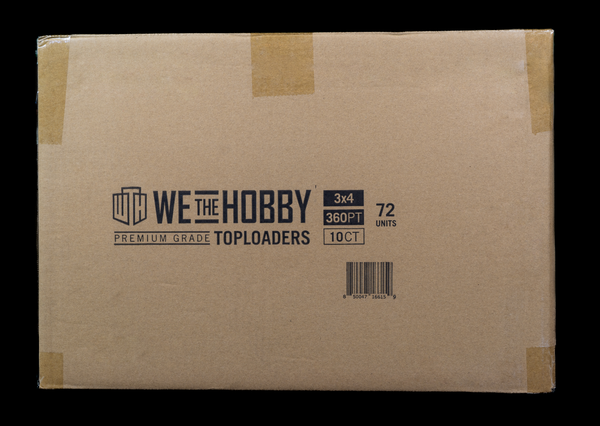WeTheHobby Premium Grade 360pt Top Loaders 72-Pack Case