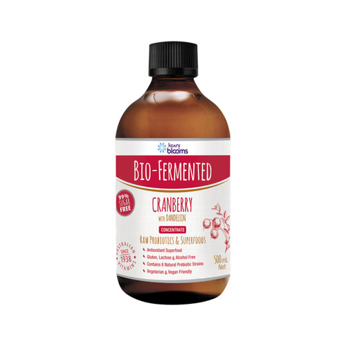 H.Blooms Bio Fermented Cranberry with Dandelion Conc 500ml