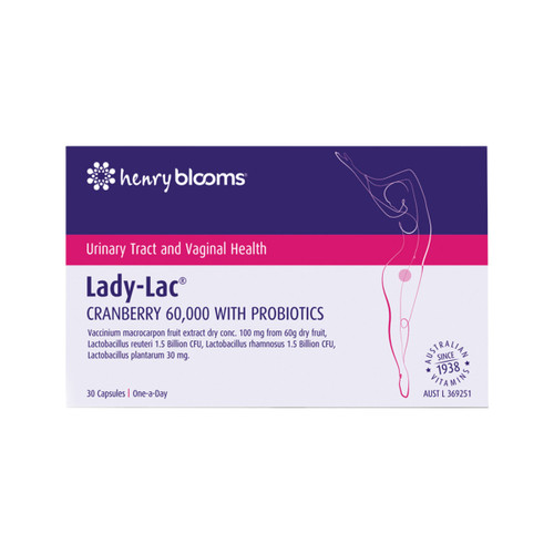 H.Blooms Lady Lac Cranberry 60 000 with Probiotics 30c