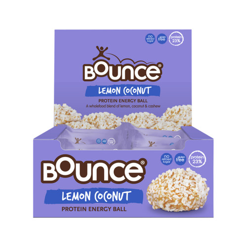 Bounce Energy Balls Lemon Coconut 40g x 12 Display