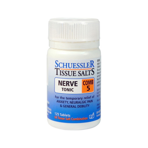 Martin Pleasance Tissue Salts Comb 5 Nerve Tonic 125t