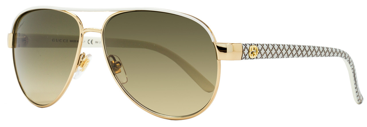 Gucci Aviator Sunglasses GG4239S DZBED Gold/Ivory 4239