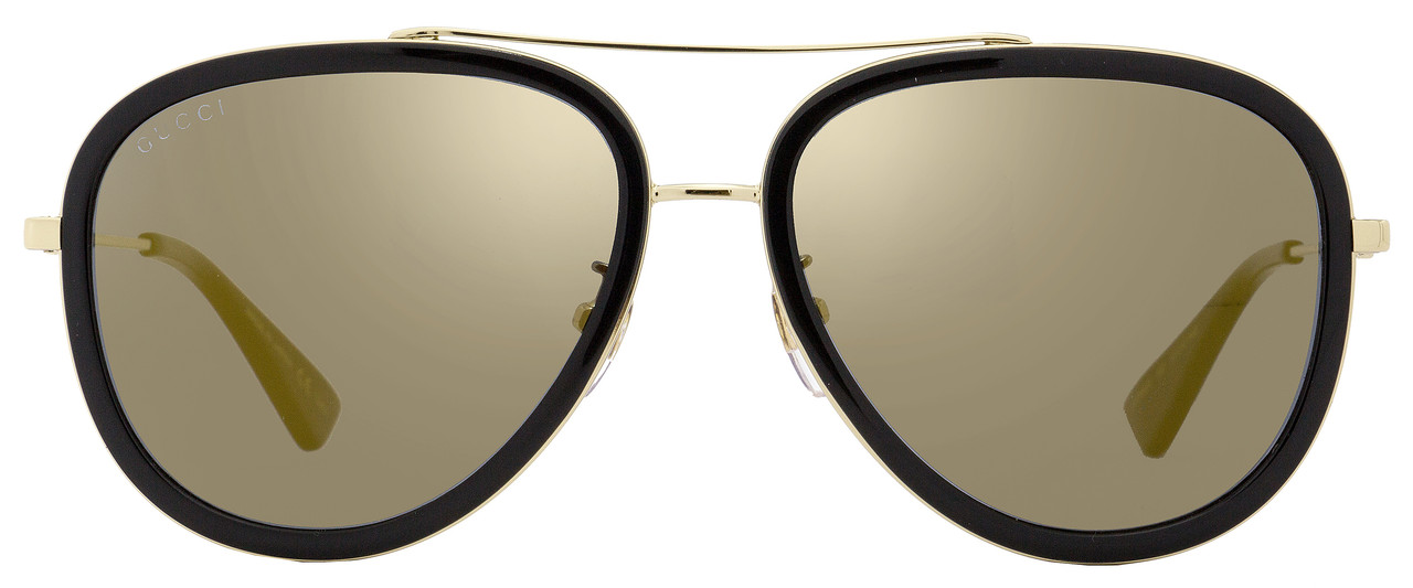 Gucci Aviator Sunglasses GG0062S 001 Gold/Black 0062