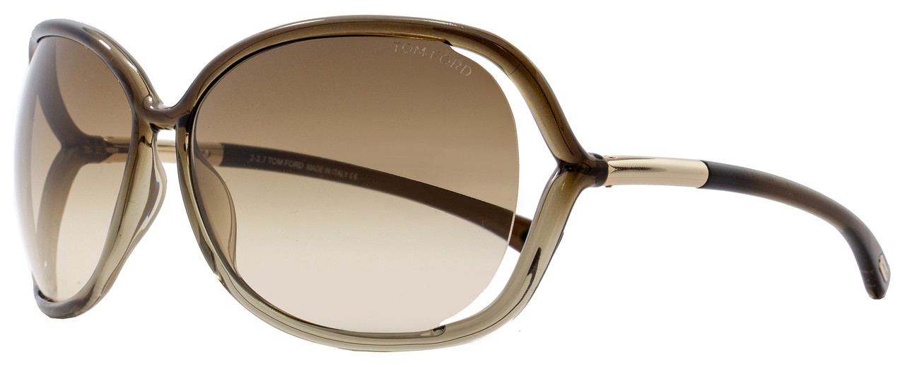 Tom Ford Logo Raquel Gradient Sunglasses Brown