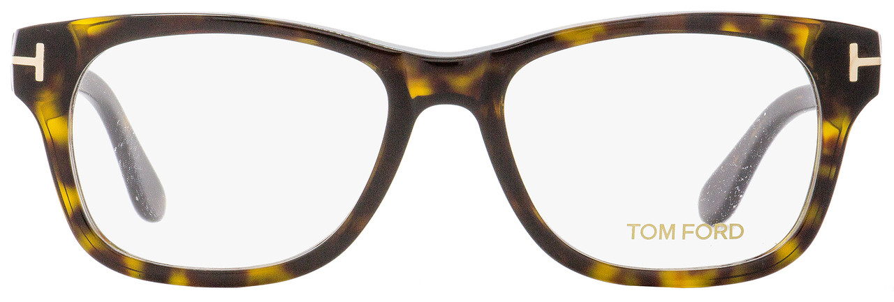 Tom Ford Rectangular Eyeglasses TF5147 052 Havana/Gold 52mm FT5147