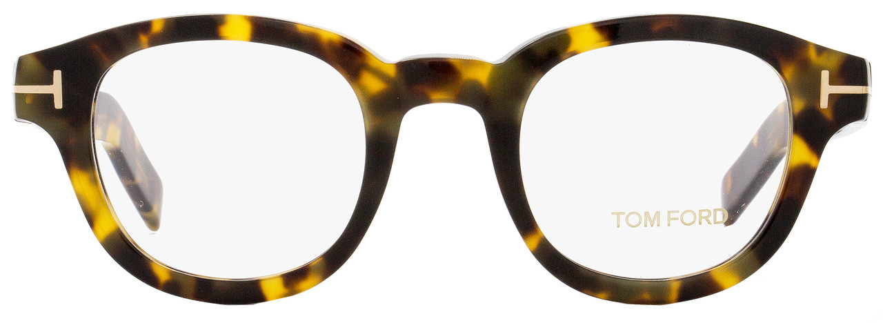 Tom Ford Round Eyeglasses TF5429 055 Tortoise/Gold 47mm FT5429