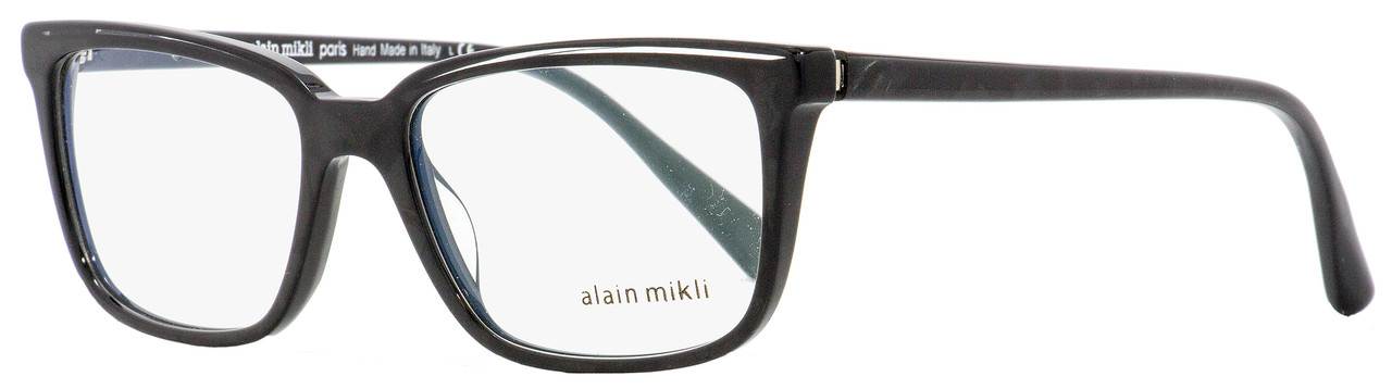 Alain Mikli Rectangular Eyeglasses A03079 003 Crystal Black