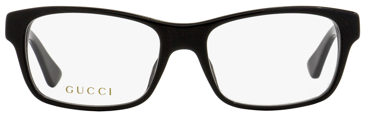 Gucci Rectangular Eyeglasses Gg0006o 005 Black 55mm 0006