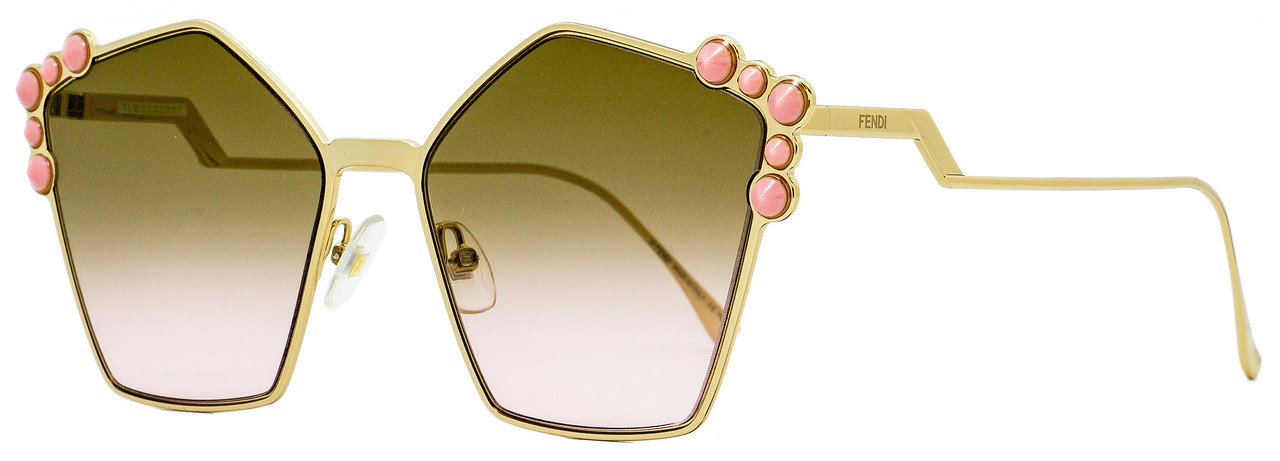 Fendi 57mm hot sale square sunglasses