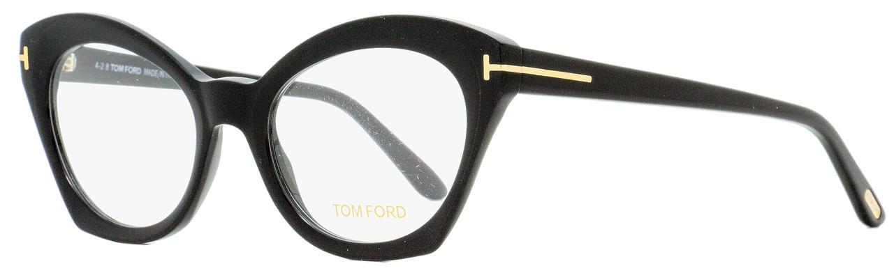 Tom Ford Cateye Eyeglasses Tf5456 002 Black 52mm Ft5456