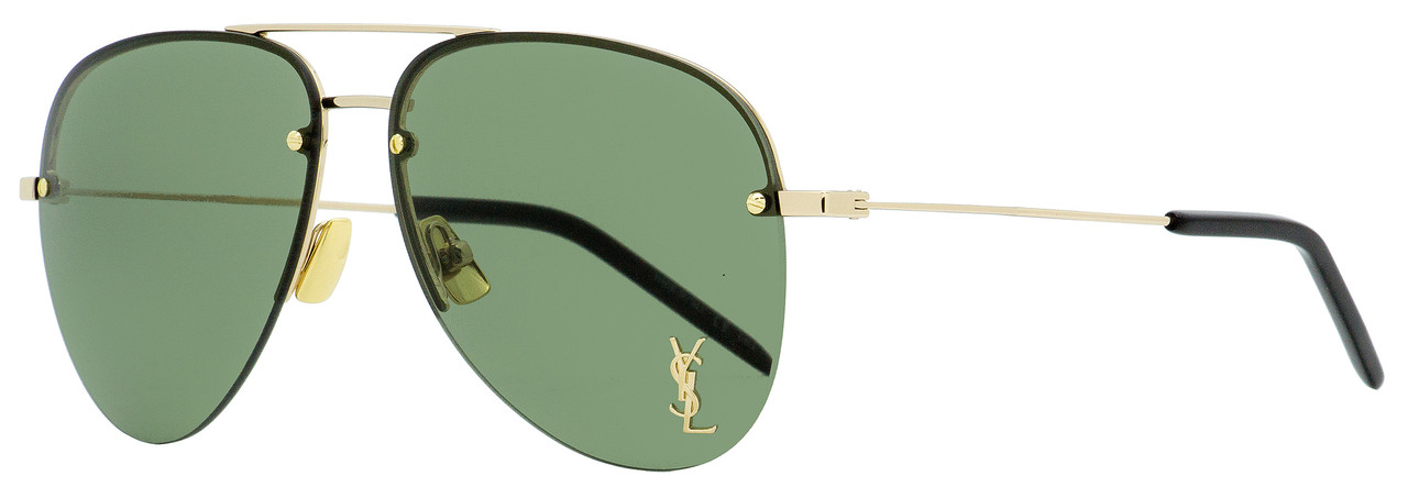 Saint Laurent Aviator Sunglasses Classic 11 M 003 Gold/Black 59mm YSL