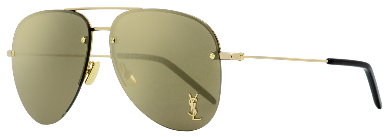 ysl sunglasses with gold logo