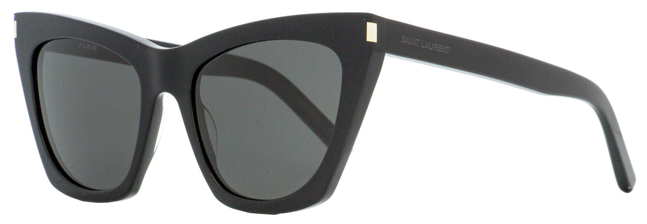 Saint Laurent Cateye Sunglasses SL 214 Kate 001 Black 55mm YSL